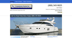 Desktop Screenshot of marinetransmissionsusa.com
